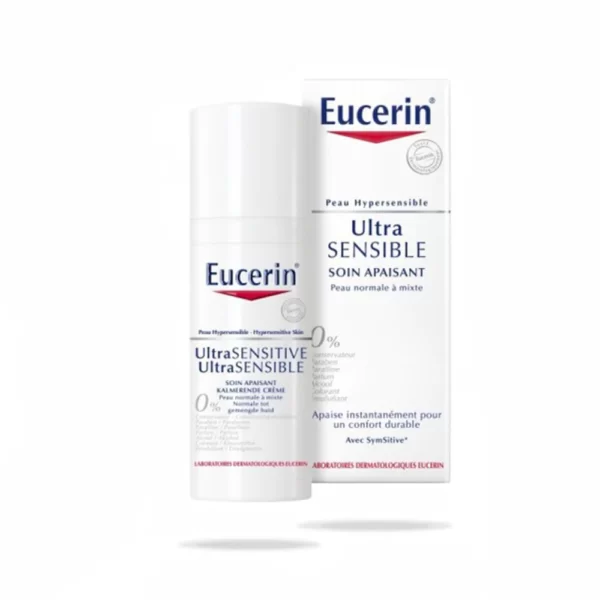 Eucerin Ultra Sensible Soin Apaisant Peau Normale à Mixte 50ml