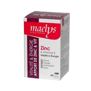 Maelys Zinc et Vitamines B Vitalité & Énergie - 60 Gélules