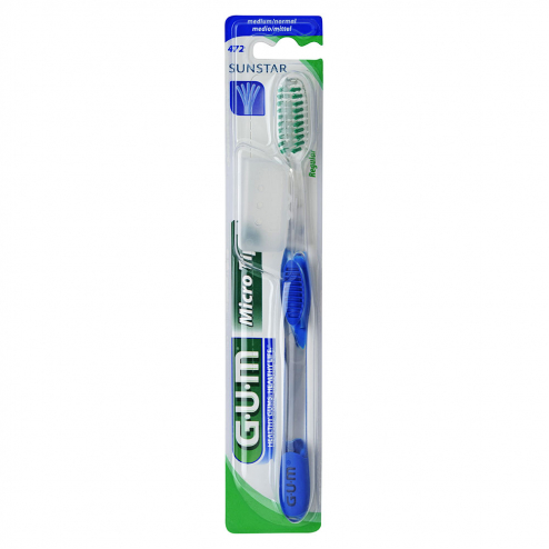 GUM Micro tip brosse à dents medium normale 472