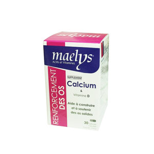 Maelys Calcium et Vitamine D - 30 Gélules