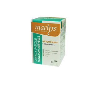 Maelys Magnésium et Vitamine B6 - 30 Gélules