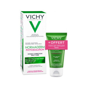 Vichy Normaderm Phytosolution Soin Quotidien Double-Correction 50ml + Gel Purifiant Intense 50ml Offert
