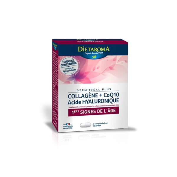 Dietaroma Dermidéal Plus Collagene Q10 Acide Hyaluronique - 60 Comprimés