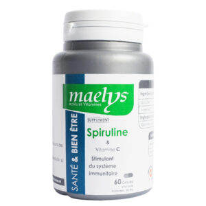 Maelys Spiruline & Vitamine C - 60 Gélules